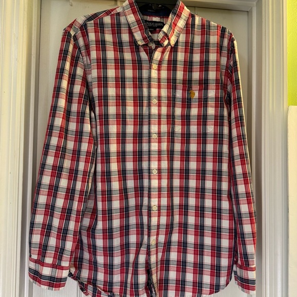 U.S. Polo Assn. Stretch Long Sleeve Button Down Shirt - Picture 1 of 7